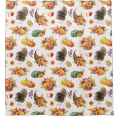 Traditionele Thanksgiving vakantie douchegordijn (Voorkant)