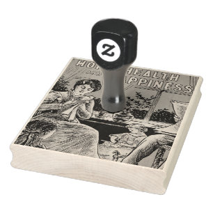 Traditionele thuiszorg in het gezin 	rubberstempel