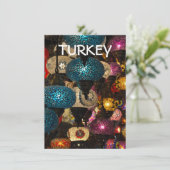 Traditionele Turkse lampen Kaart (Staand voorkant)