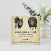  traditionele Turkse Thanksgiving Kaart (Staand voorkant)