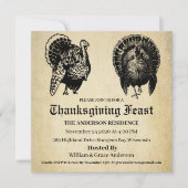  traditionele Turkse Thanksgiving Kaart (Voorkant)