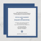 Traditionele uitnodiging voor een traditionele bru (Voorkant / Achterkant)