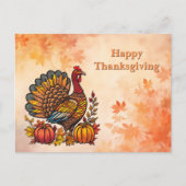 Traditionele vakantie Thanksgiving Briefkaart (Voorkant)