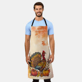 Traditionele vakantie Thanksgiving Schort (Gedragen)