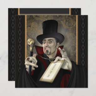 Traditionele viampierfeestelijke uitnodigingen