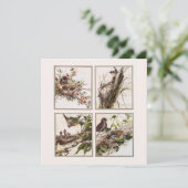 Traditionele  Victoriaans kerst Kaart (Staand voorkant)