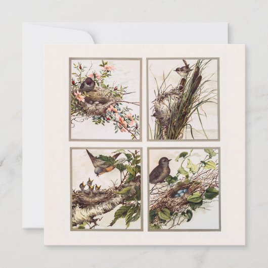 Traditionele  Victoriaans kerst Kaart (Voorkant)