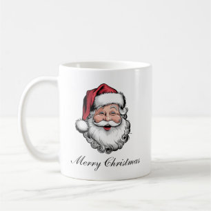 Traditionele vintage kerst koffiemok