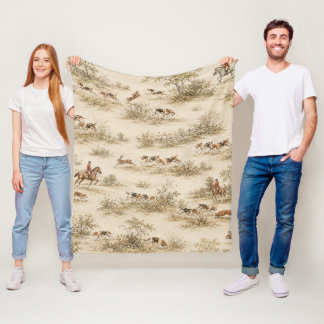Traditionele Vosshondjacht Fleece Deken