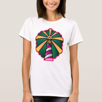 Traditionele Vuurtoren Illustratie T-shirt