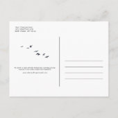 Traditionele Waterverf Engels Manor Wedding Uitnodiging Briefkaart (Achterkant)