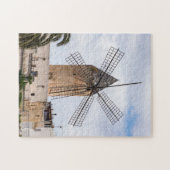 Traditionele windmolen in Palma de Mallorca - Span Legpuzzel (Horizontaal)