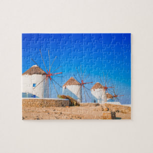 Traditionele windmolens op het eiland Mykonos, Gri Legpuzzel