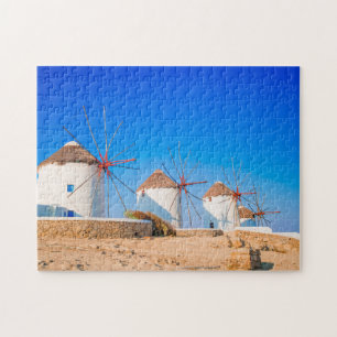 Traditionele windmolens op het eiland Mykonos, Gri Legpuzzel