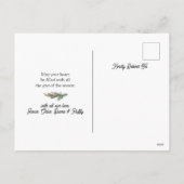 Traditionele Winter Vakantie Kerst Briefkaart (Achterkant)