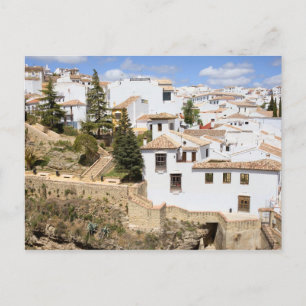 Traditionele witte woningen in Ronda Briefkaart
