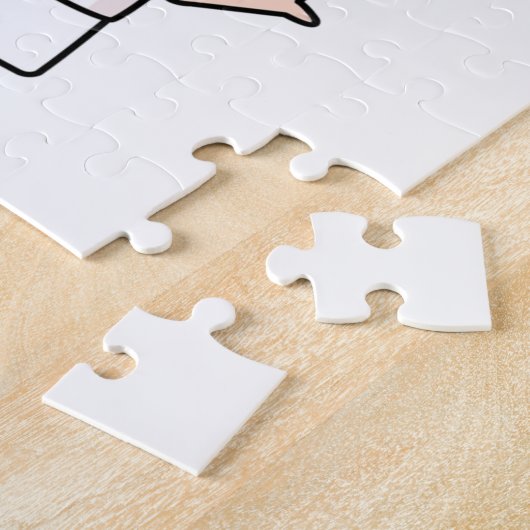 Traditionele zuster legpuzzel (Zijkant)