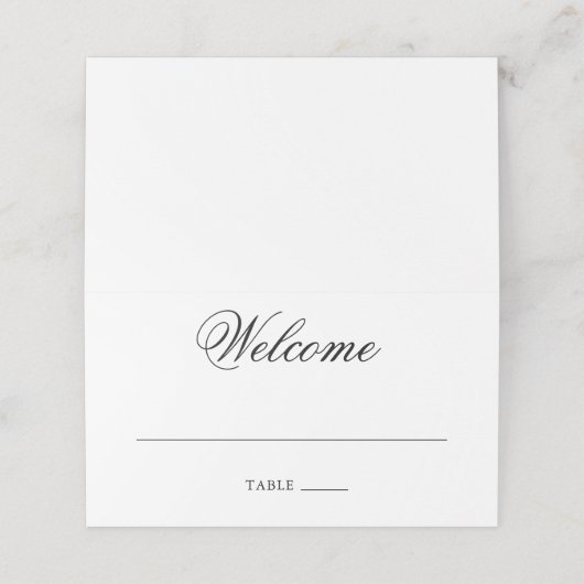 Traditionele zwart-wit formele elegante bruiloft (Buitenkant ongevouwen)