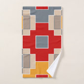 Traditionnel, géométrique, élégant, moderne, motif (Serviette à main)