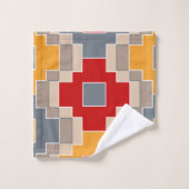 Traditionnel, géométrique, élégant, moderne, motif (Gant de toilette)