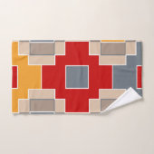 Traditionnel, géométrique, élégant, moderne, motif (Serviette à main)