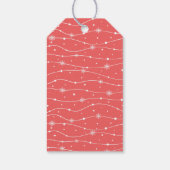 Traditionnel - Rouge doux - Étiquettes cadeaux de (Dos)