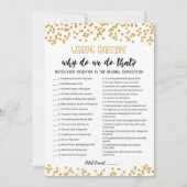 Traditions de mariage avec carte de jeu de réponse (Devant)