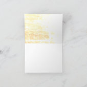 Traditions dorées Papeterie pliée ou Merci (Intérieur)