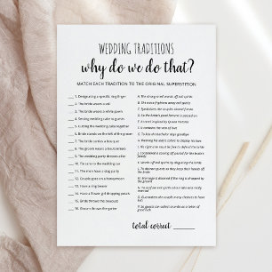 Traditions mariages avec Réponse jeu Carte