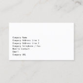 Traducteur Carte de visite Cute Chicks (Dos)