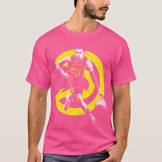 Trae Young (rood) T-shirt (Voorkant)