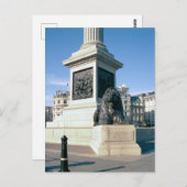 Trafalgar Carré Lion, Londres Carte postale (Devant / Derrière)