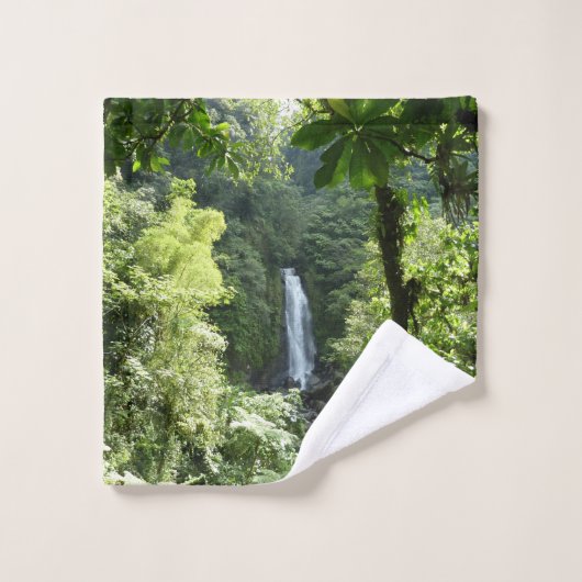 Trafalgar Falls Tropical Rainforest Photographie (Gant de toilette)