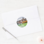 Trafalgar-plein Ronde Sticker (Envelop)