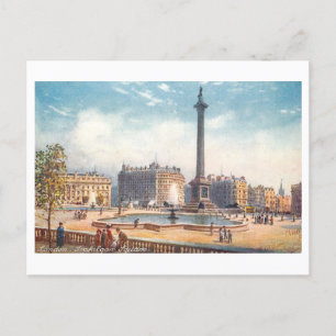 Trafalgar Square  Briefkaart Londen
