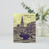 Trafalgar Square, Briefkaart Londen (Staand voorkant)