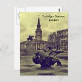 Trafalgar Square, Briefkaart Londen (Voorkant / Achterkant)