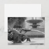 Trafalgar Square Fountains, Londen Briefkaart (Voorkant / Achterkant)