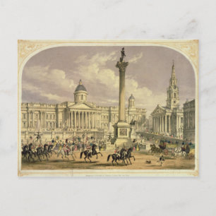 Trafalgar Square, gepubliceerd door Dickinson Briefkaart