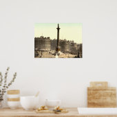 Trafalgar Square I, Londen, Engeland Poster (Keuken)