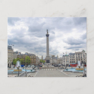 Trafalgar Square in Londen Briefkaart
