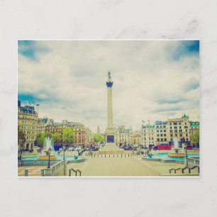 Trafalgar Square in London  Briefkaart