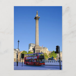 Trafalgar Square, Londen Verenigd Koninkrijk Briefkaart
