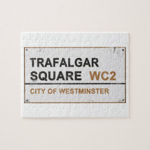 Trafalgar Square London - bord Legpuzzel