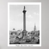 Trafalgar Square London, Engeland begin jaren '00 Poster (Voorkant)