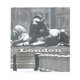 Trafalgar Square London - Snow Notitieblok