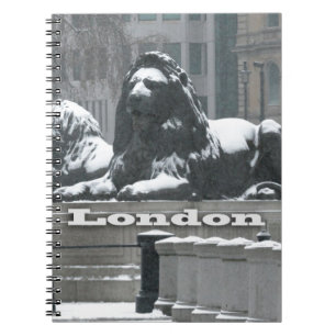 Trafalgar Square London - Snow Notitieboek