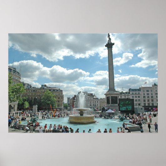 Trafalgar Square Poster (Voorkant)
