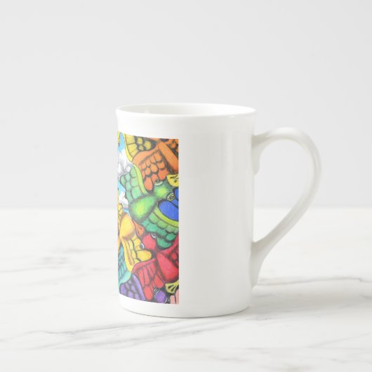 Traffic Jam Bone China Mok (Rechts)