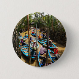 "Traffic Jam in Vietnam" Ronde Button 5,7 Cm
